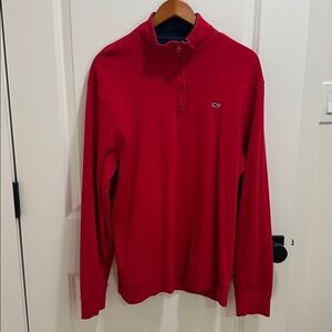 Vineyard Vines Navy Blue Pima Cotton Top